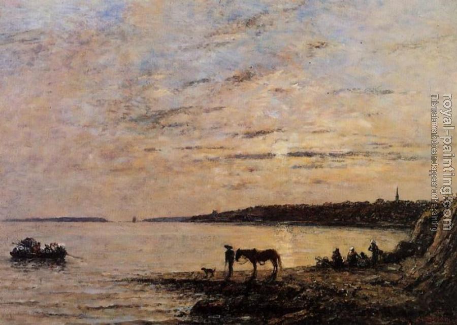 Eugene Boudin : Brest, the Harbor